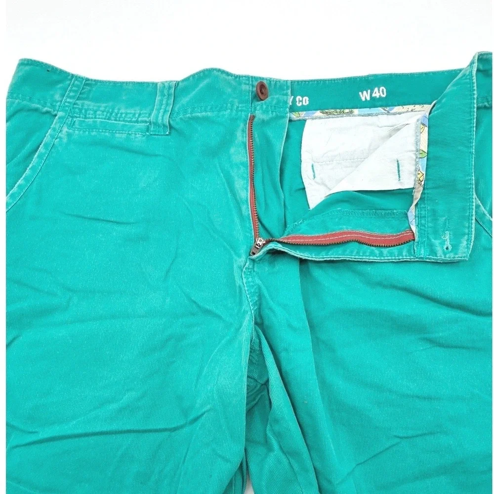 Mossimo Supply Co Cut-Off Raw Hem‎ Slim Straight Short Mens 40 Green Lot of 2